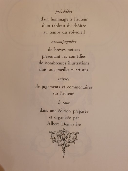 Molière - Oeuvres complètes de Molière - 1971