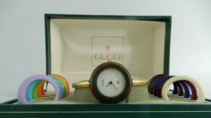 Gucci - Bezel bangle watch 11/12 - Ingen mindstepris - 0835212 - Kvinder - 1980-1989