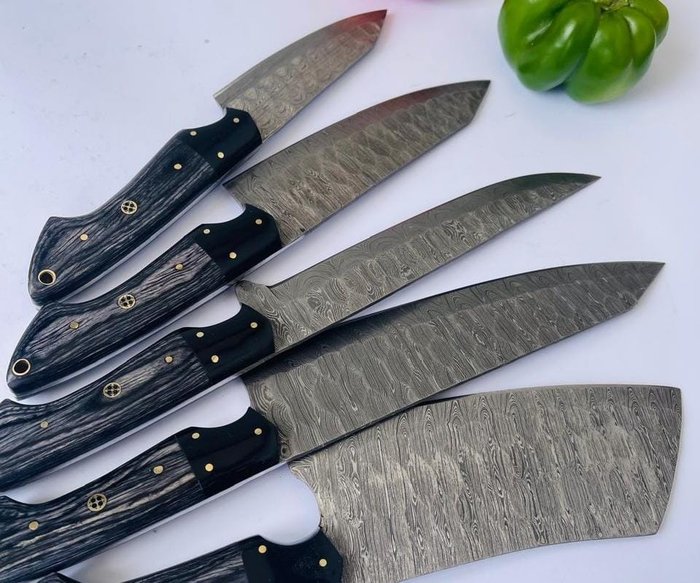 Køkkenkniv - Chef's knife - Pakkawood og sort G 10 - Nordamerika