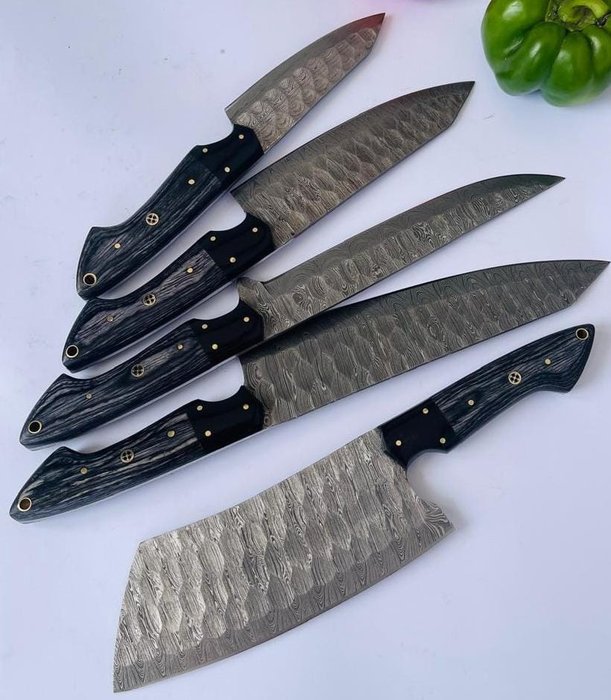 Køkkenkniv - Chef's knife - Pakkawood og sort G 10 - Nordamerika