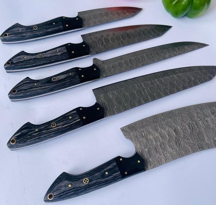 Køkkenkniv - Chef's knife - Pakkawood og sort G 10 - Nordamerika