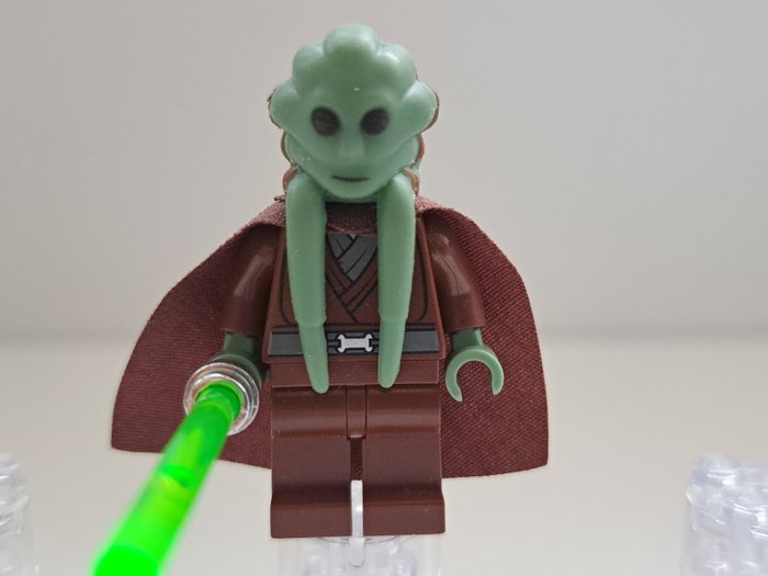 Lego - Star Wars - sw0422 - Star Wars minifiguur Kit Fisto met Cape (sw0422) - 2000-2010