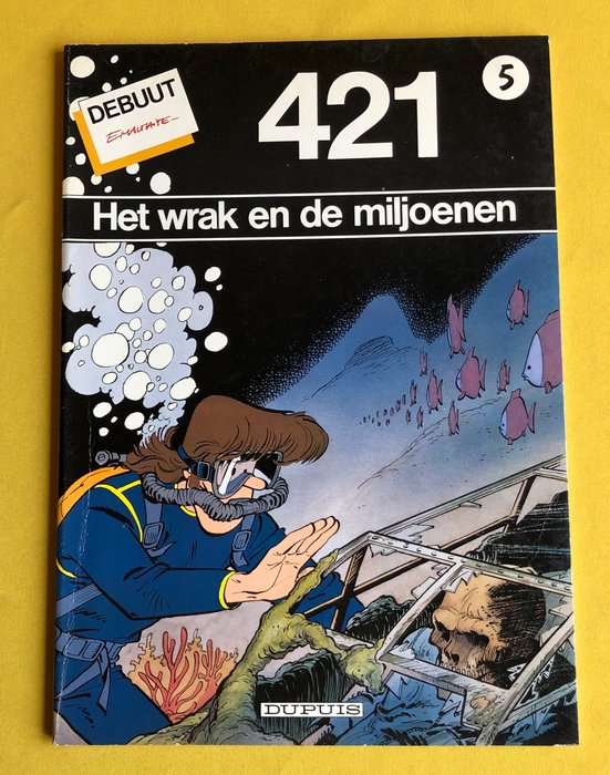 421 1 t/m 10 + Debuut album Het wrak en de miljoenen - Complete reeks - 11 Album - Første udgave - 1983/1992