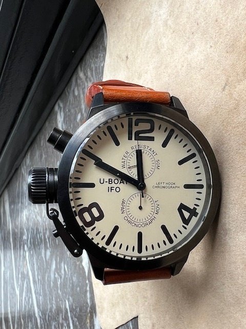 U-Boat - Left Hook-Chronograph - Ingen mindstepris - A53-BK-C-Special Edition - Mænd - 2020+