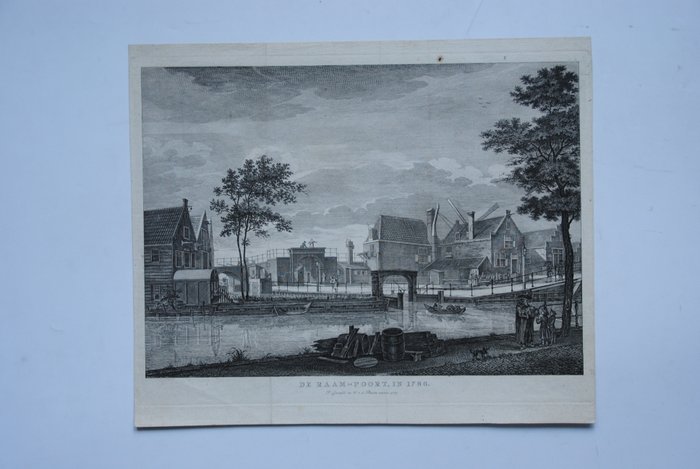 Holland - Amsterdam; P. Conradi  V. van der Plaats - De Raam-Poort - 1781-1800