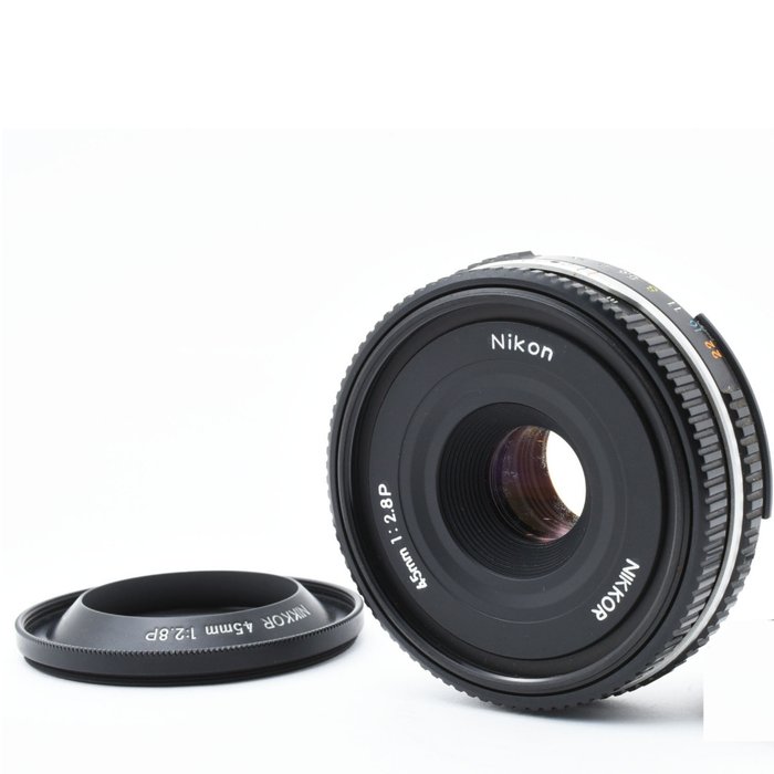 Nikon Ai Nikkor 45mm F/2.8P Black Prime objektiv