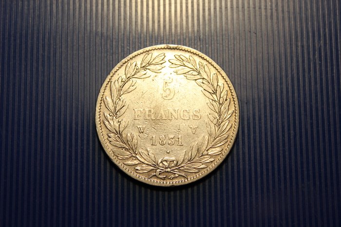 Frankrig Ludvig-Filip 1 (1830-1848) 5 Francs 1831  (Ingen mindstepris)