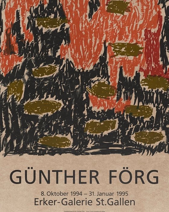 Günther Förg (after) - Gallery Poster