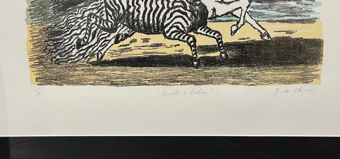 Giorgio De Chirico (1888-1978) - Cavallo e zebra