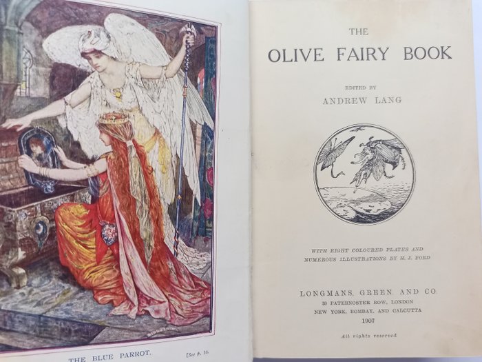 Andrew Lang/H J Ford - The Olive Fairy Book - 1907