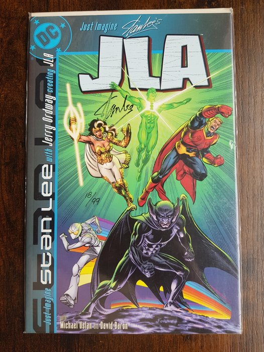 Just Imagine Stan Lee Creating JLA - 99 Copies - Signed by Stan Lee + COA and seal DF sticker - 1 Signed comic - Første udgave - 2001