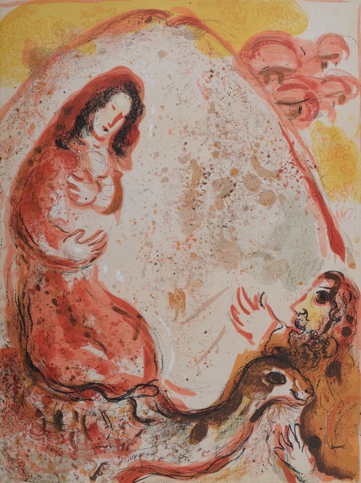 Marc Chagall (1887-1985) - Rachel dérobe les idoles de son père