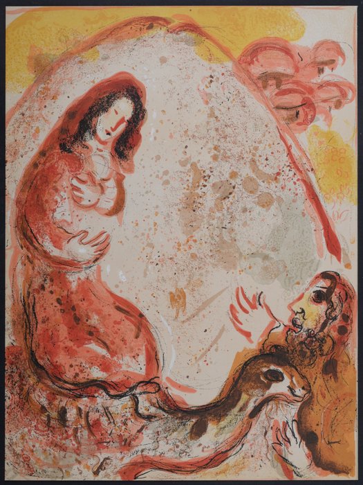 Marc Chagall (1887-1985) - Rachel dérobe les idoles de son père