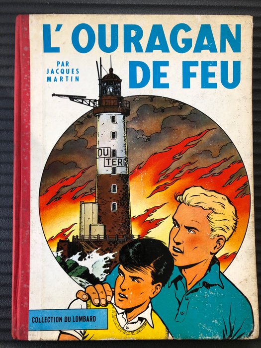 Lefranc T2 - L'Ouragan de feu - C - 1 Album - Første franske udgave - 1961