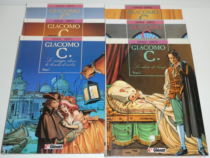 Giacomo C T1 à T6 - 6x C - 6 Album - Første udgave - 1988/1993