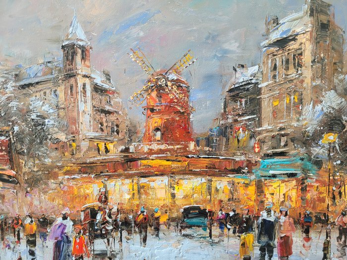 Christof Vevers (1962) - Le Moulin Rouge ~ Paris ~ Quartier Pigalle