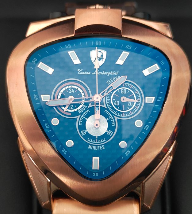 Lamborghini - SPYDER - Bullhead - Chronograph - Gold - Ingen mindstepris - Mænd - Ny