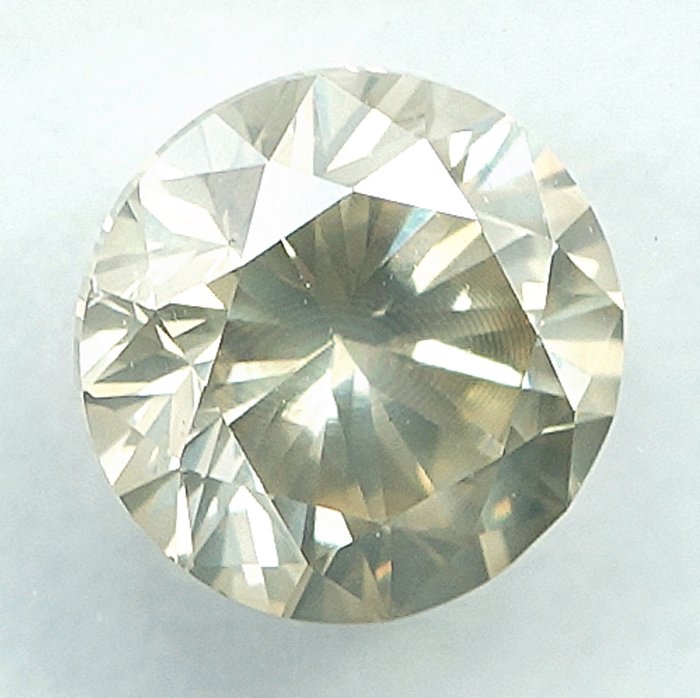 1 pcs Diamant  (Naturfarvet)  - 1.01 ct - Fancy light Grålig Gul - SI2 - International Gemological Institute (IGI)