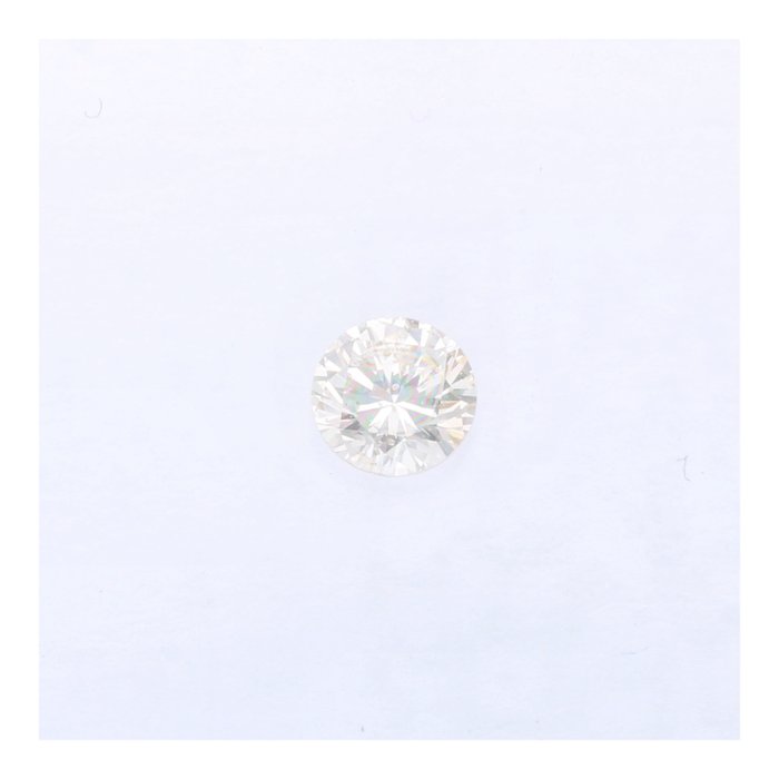 Ingen mindstepris - 1 pcs Diamant  (Natur)  - 0.11 ct - Rund - K - SI2 - International Gemological Institute (IGI)