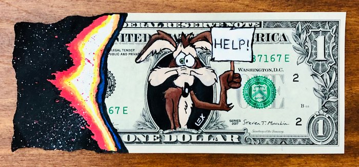 Lex (1979) - Willy Coyote ‘Help Fire!’ Dollar Bill “Fire Collection”