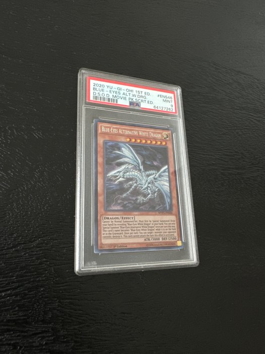 Konami - 1 Graded card - 1st Edition - Blue Eyes Alternative White Dragon - PSA 9