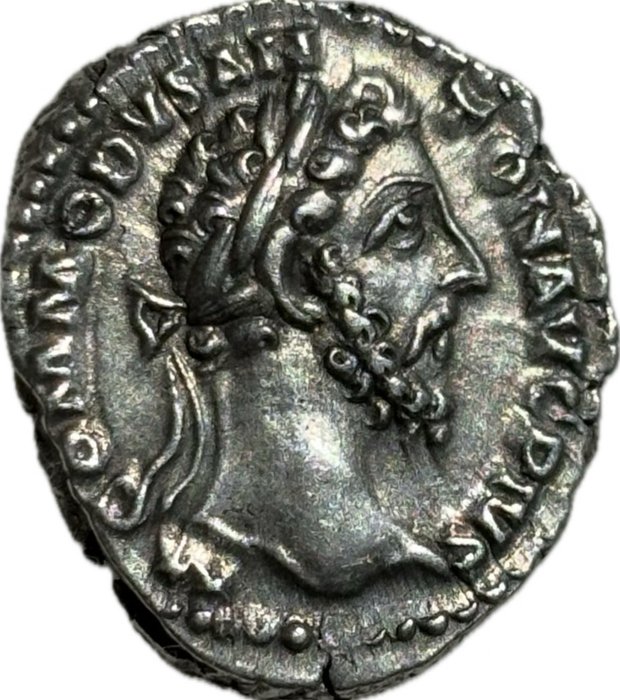 Romarriket. Commodus (AD 177-192). Denarius AD 184. Felicitas