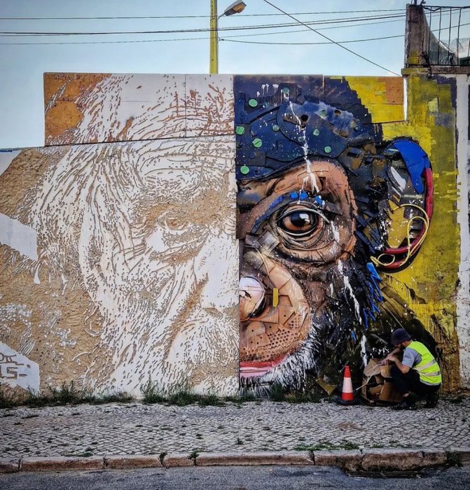 Bordalo II (1987)  VHILS (1987) - Origin