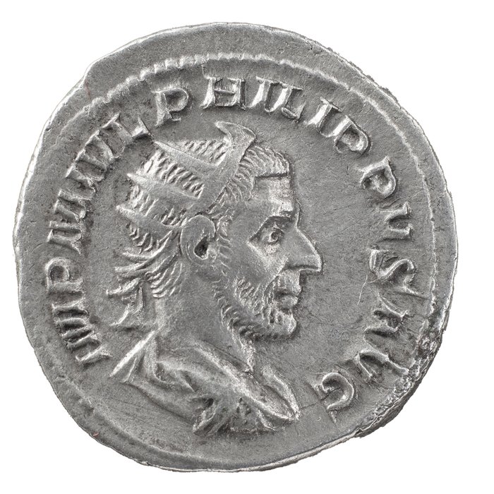 Romarriket. Philip I (AD 244-249). Antoninianus Rome - VIRTVS AVG  (Ingen mindstepris)