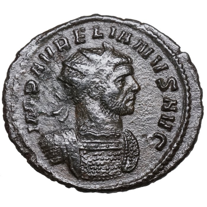 Romarriket Aurelian (AD 270-275) Antoninianus SOL mit Gefangenen  (Ingen mindstepris)