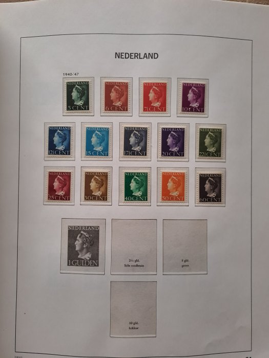 Holland 1940/1969 - Samling i Davo del 1 med omslag.