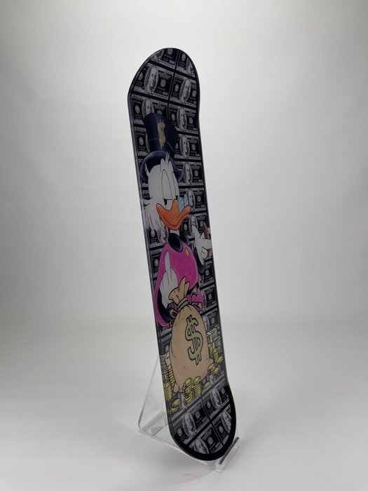 Mike Blackarts - Dollar Scrooge McDuck - Pop Art Skateboard