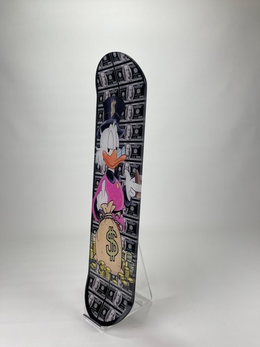 Mike Blackarts - Dollar Scrooge McDuck - Pop Art Skateboard