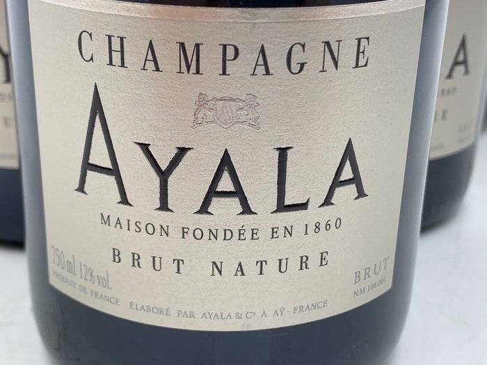 Ayala - Champagne Brut Nature - 6 Flasker (075 L)