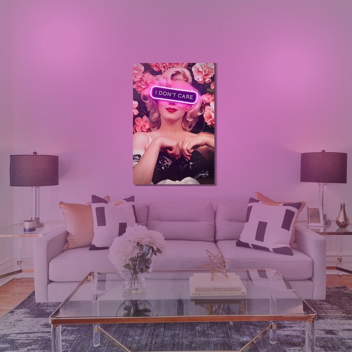 LEDMansion (1995) - Marilyn I Don’t Care | Size XXL | Led Wall Art | ESCLUSIVA CATAWIKI