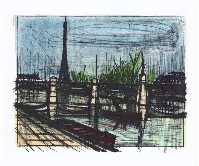 Bernard Buffet (1928-1999) - Série de 10 Lithographies sur Paris (Série complète)