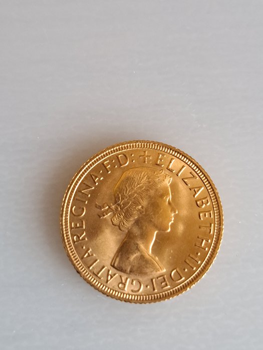 Storbritannien. Sovereign 1958 Elizabeth II.