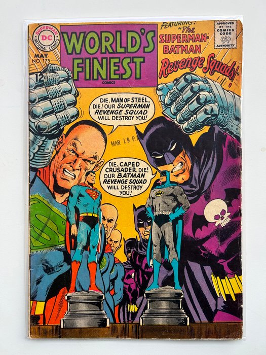 World's Finest #175 + 200 + 204 + 287 - 4 Comic - Første udgave - 1968/1983