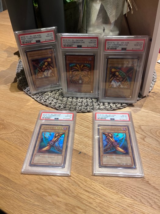 Konami - 5 Graded card - Yu-Gi-Oh! - Exodia - PSA 10