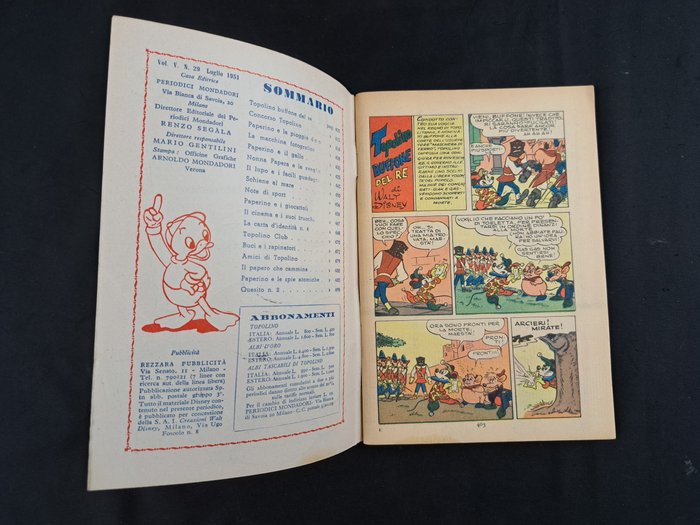 Topolino Libretto n. 29 - 1 Comic - Første udgave - 1951