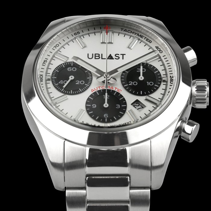 Ublast - Air Prince Chronograph - REF.UBAPCH40WH - Automatic Swiss MOVT - Mænd - Ny