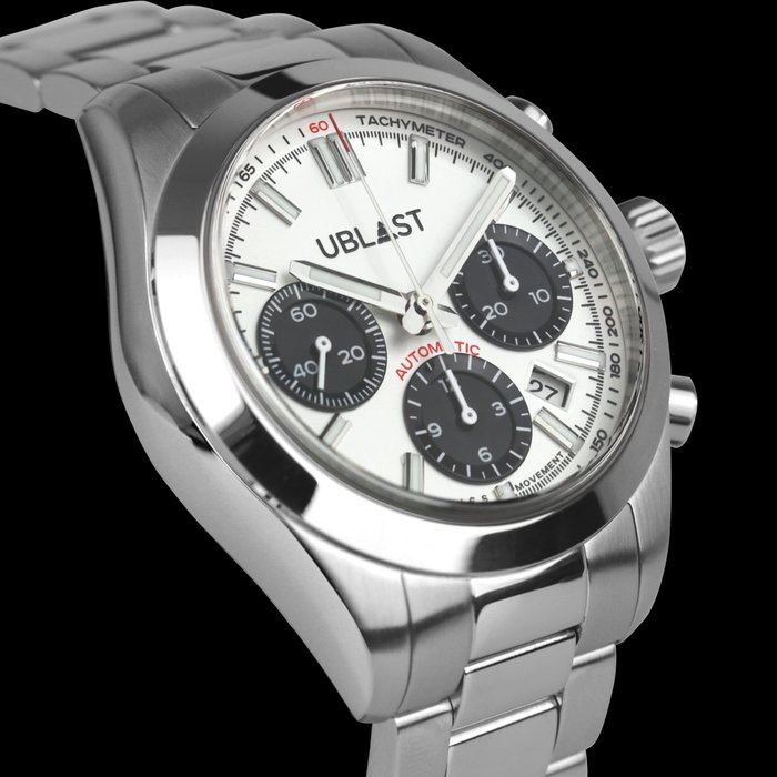 Ublast - Air Prince Chronograph - REF.UBAPCH40WH - Automatic Swiss MOVT - Mænd - Ny