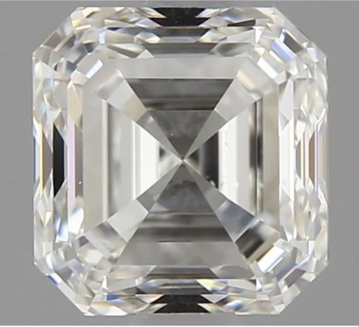 1 pcs Diamant  (Natur)  - 0.70 ct - Kvadrat - I - VS1 - Gemological Institute of America (GIA)