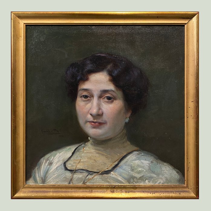 Cecilio Pla y Gallardo (1860-1934) - Portrait féminin