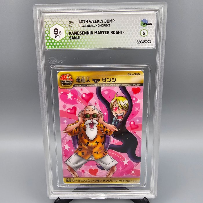 GENIO  SANJY 40th {Dragonball X One Piece} 2008 Graded card - Graad 9.5