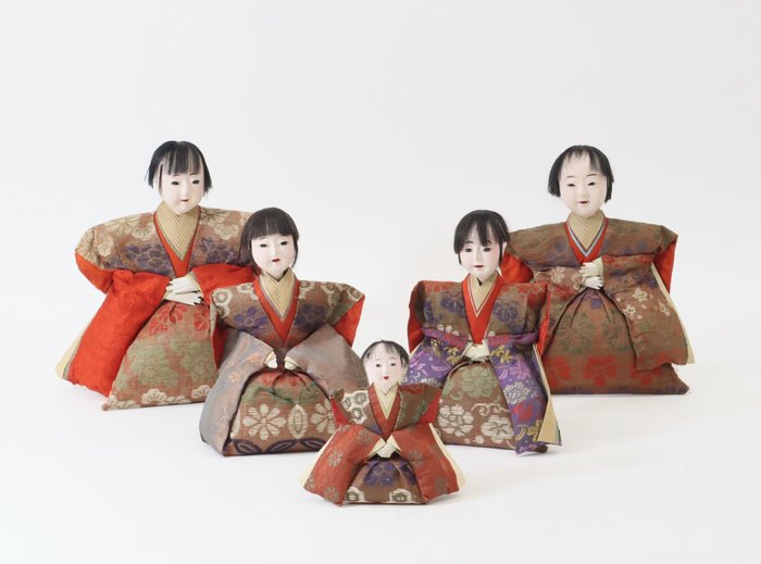 Kamishimo Hina 裃雛 Dolls by Nakaya Kinbe 中屋金兵衛  - Dukke