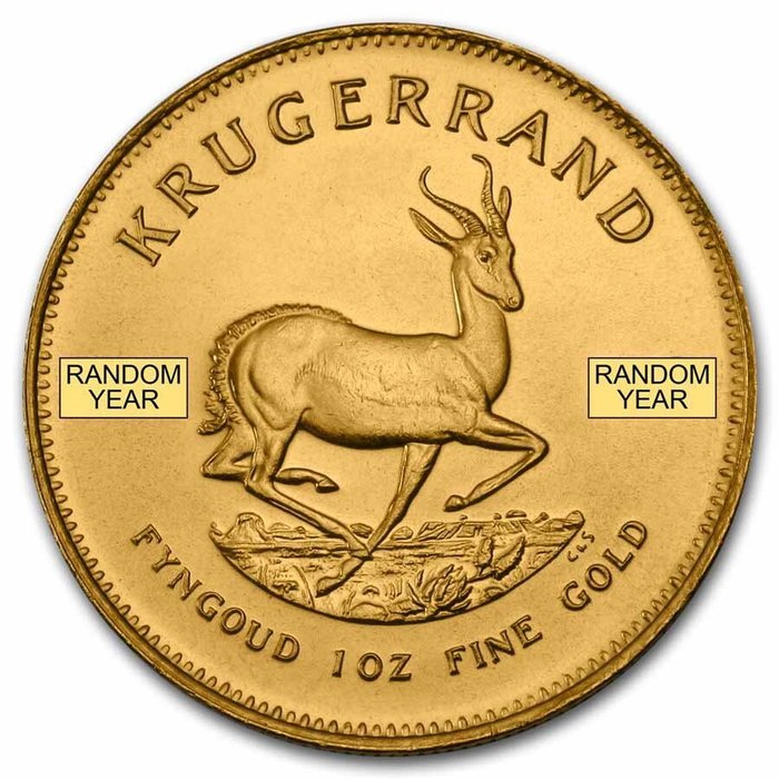 Sydafrika 1 oz Gold Krugerrand (Random Years)