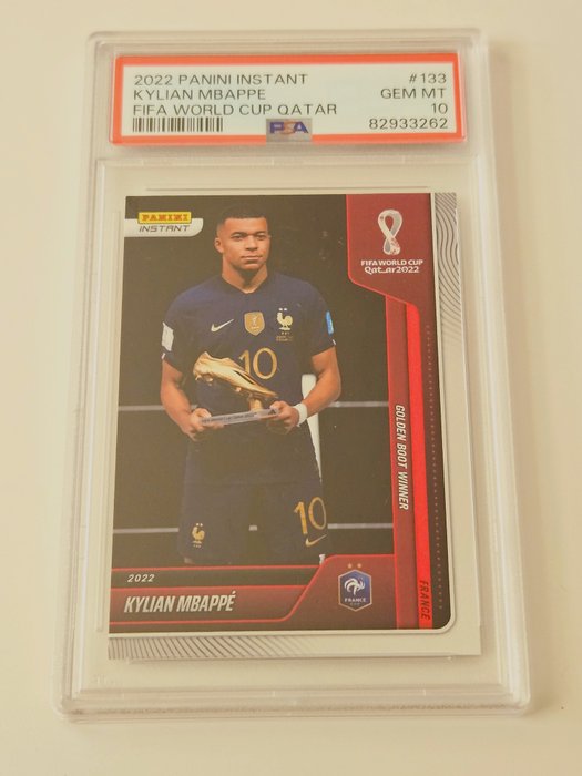 2022 Panini Instant World Cup Kylian Mbappé #133 PSA 10 - 1 Graded card