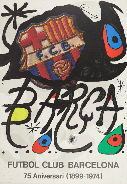 Joan Miró, (after) - Fútbol Club Barcelona 75 Aniversari