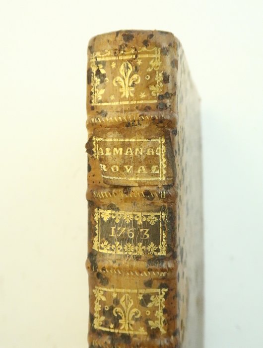 Collectif - Almanach Royal (Louis XV) année 1763 [Reliure au Lys] - 1763