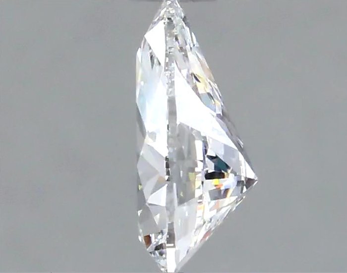 Ingen mindstepris - 1 pcs Diamant  (Natur)  - 0.41 ct - Pære - F - IF - Gemological Institute of America (GIA) - *VG*